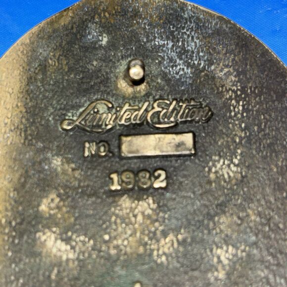 1982 Vintage  TOTCO Technical Oil Tool Company Solid Brass Belt Buckle - Picture 4 of 5